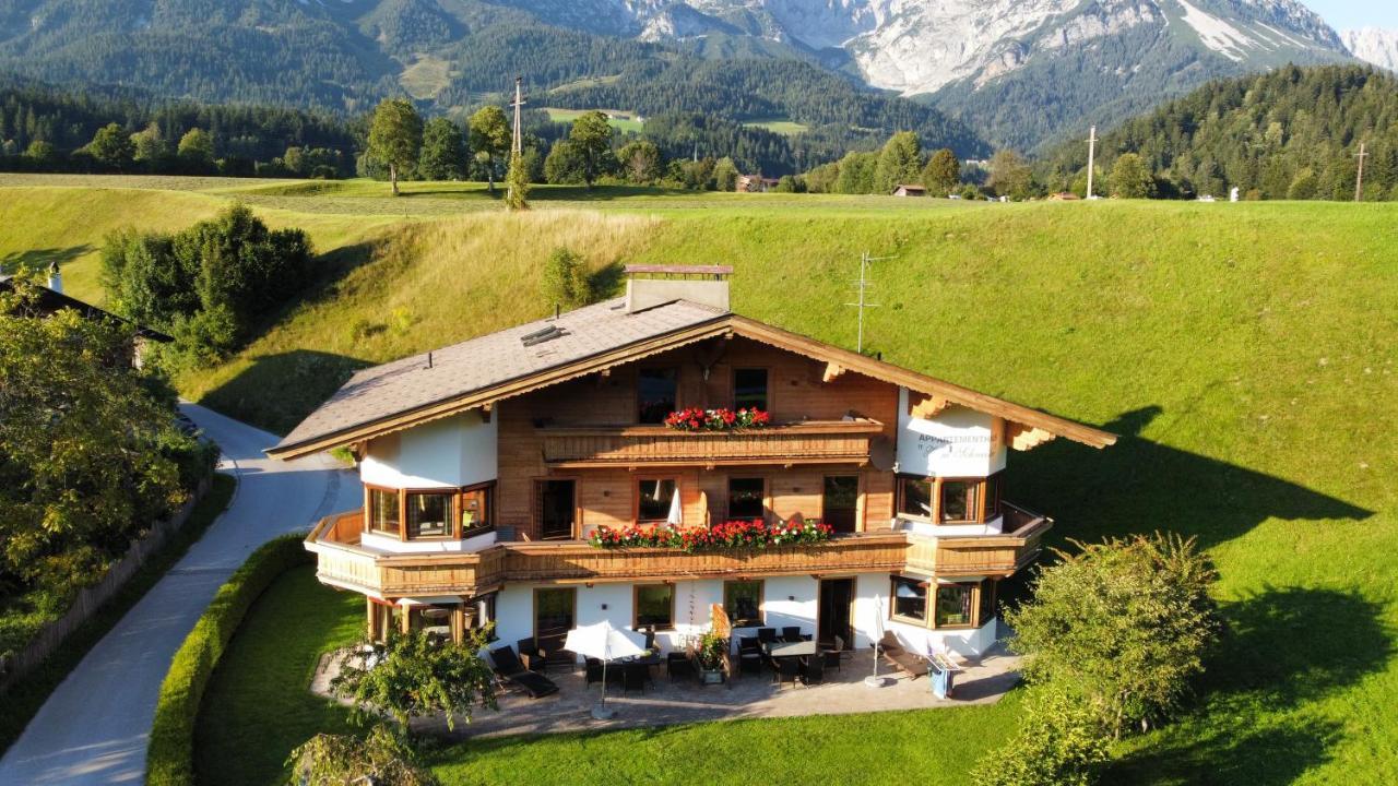 Appartementhaus Zum Schneider Шеффау-ам-Вильден-Кайзер Экстерьер фото